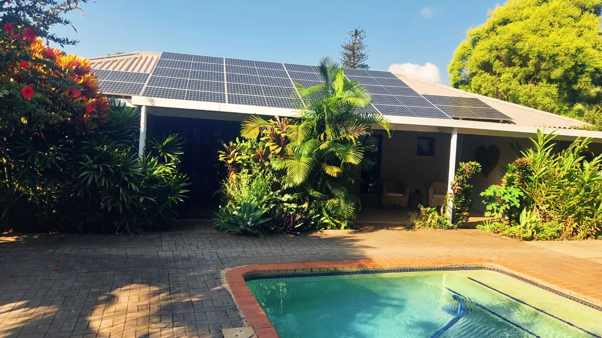 Luxury accommodation rooms at The Wilds Guest House in Hluhluwe